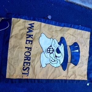 Wake Forest University flag 4x2 ft  approximately . Item (